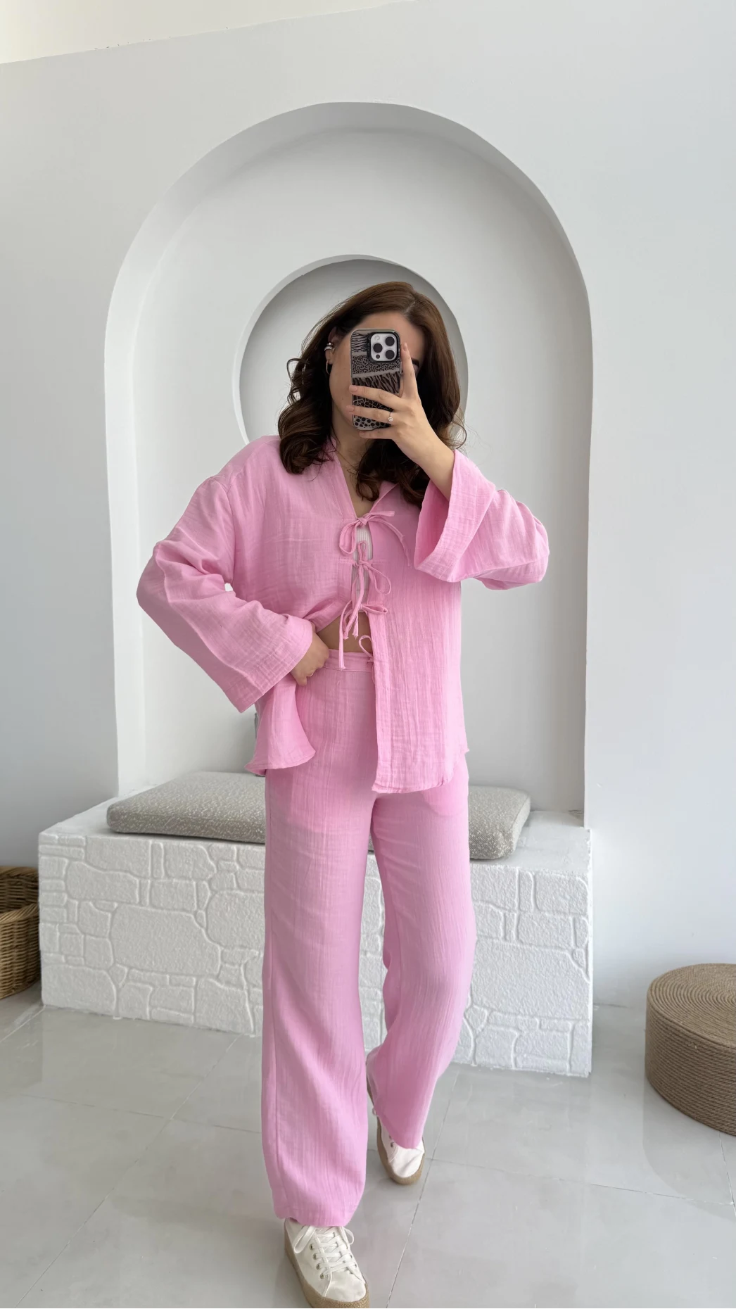 Colmar Müslin Pamuk Takım Pembe