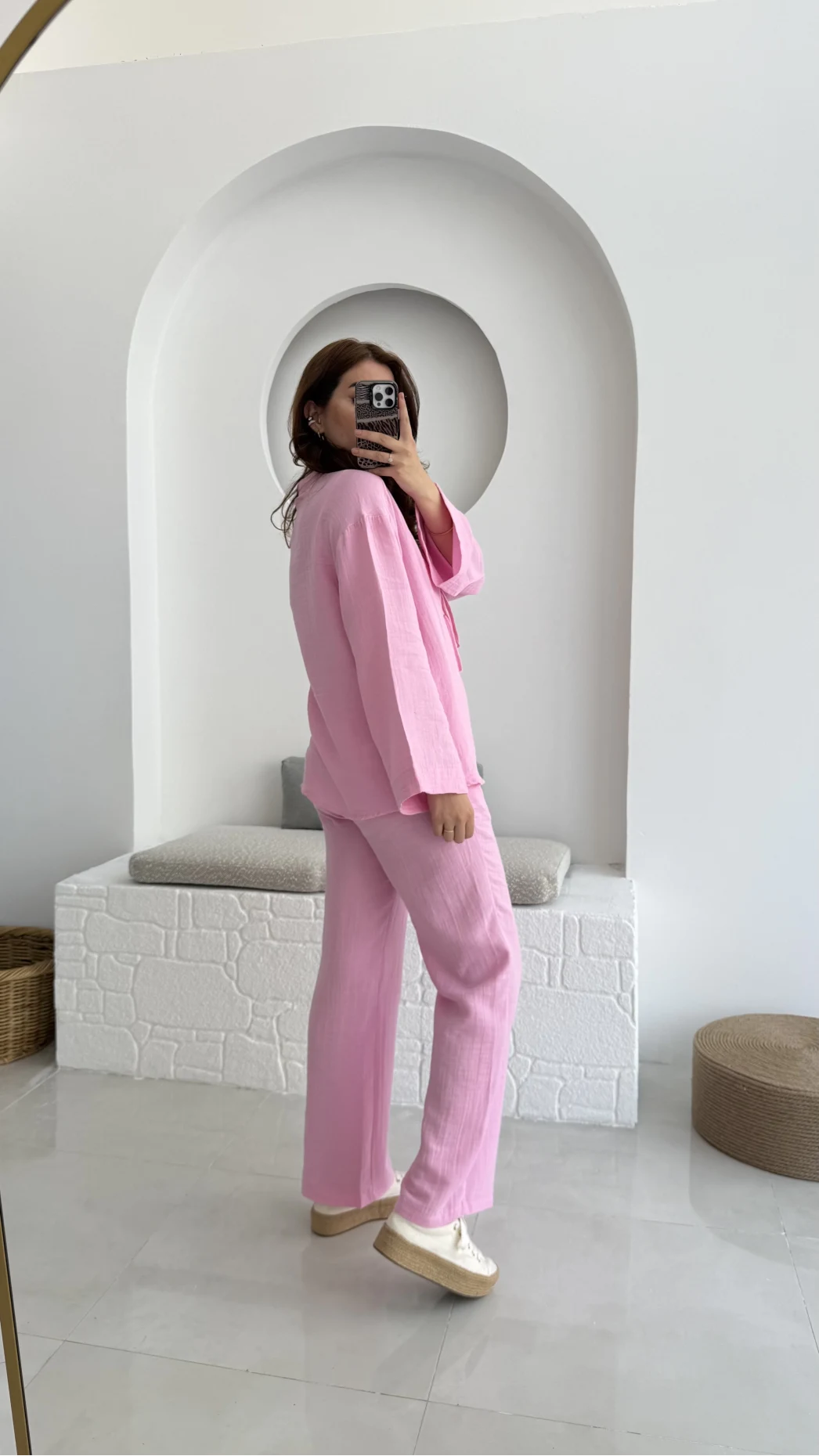 Colmar Müslin Pamuk Takım Pembe