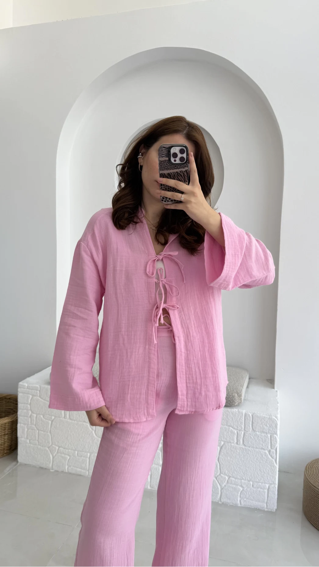 Colmar Müslin Pamuk Takım Pembe