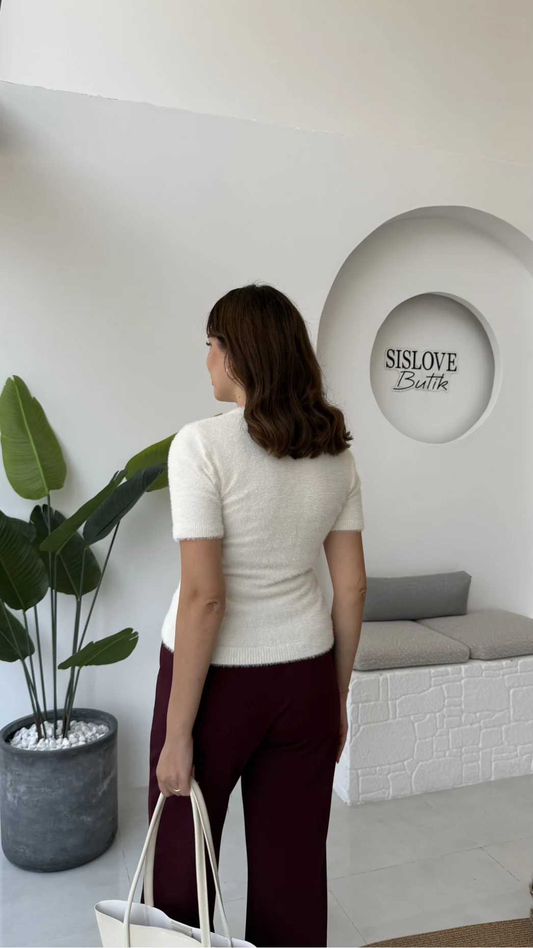 Coquette Kurdele Düğmeli Hırka - Kırık Beyaz - 25033