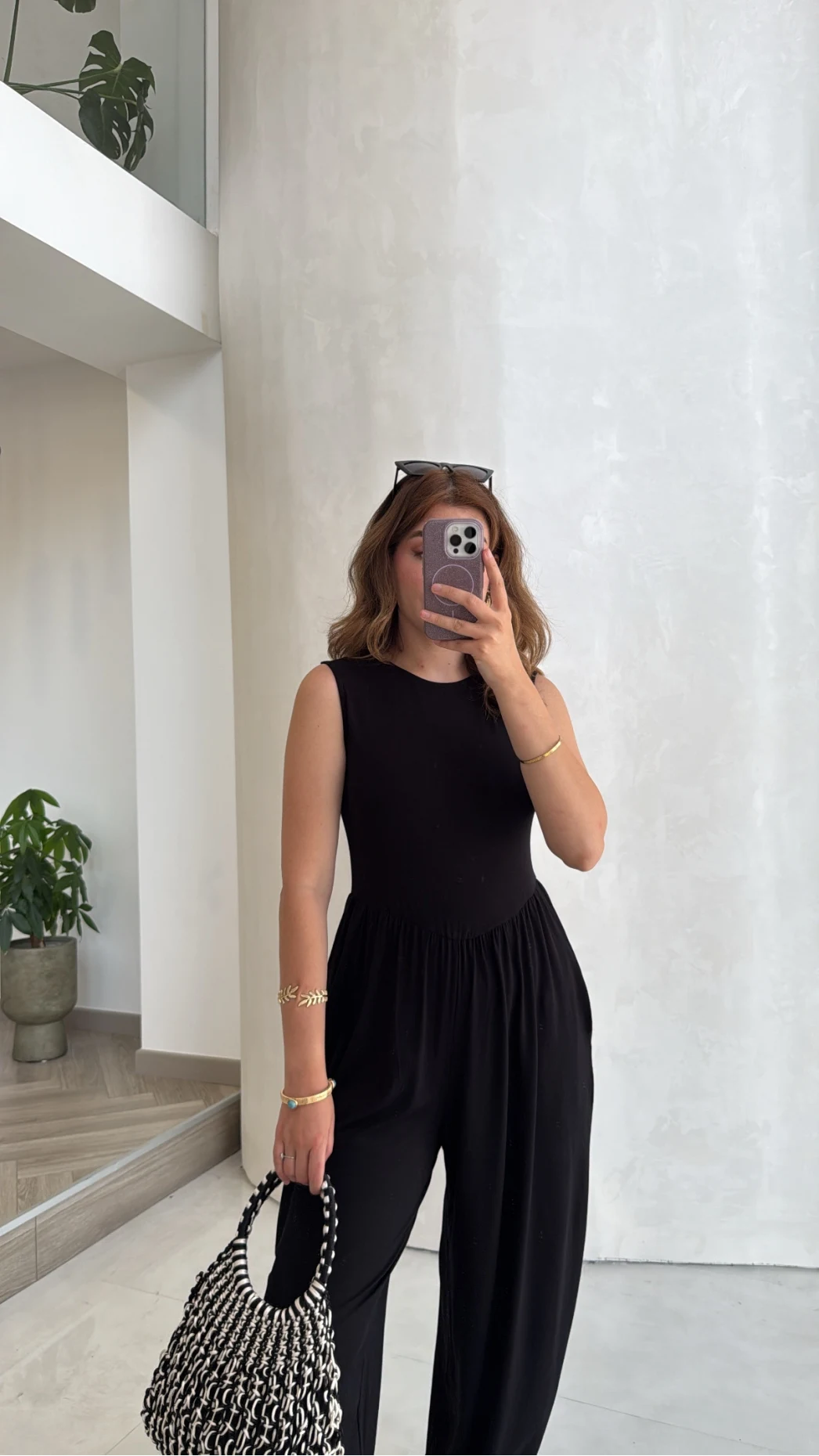 Coquette Sıfır Kol Tulum - Siyah - Kod: 4144