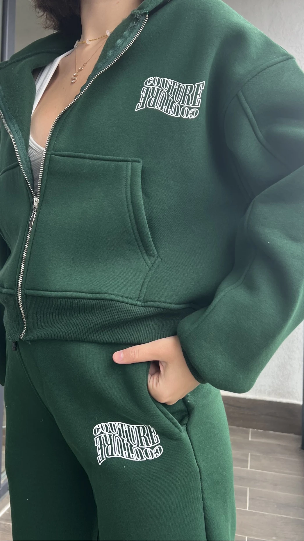 Couture Petrol Yeşili Takım