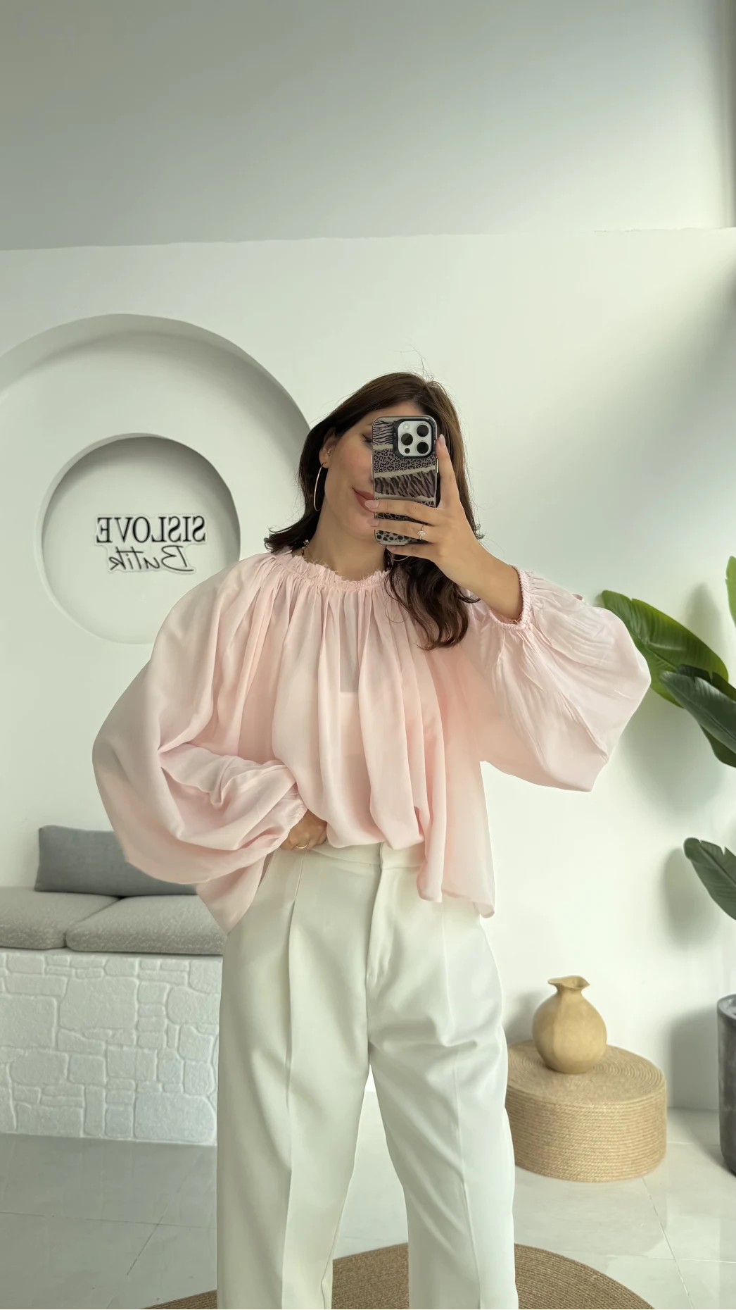 Crema Tül Bluz - Şeker Pembesi - 4959