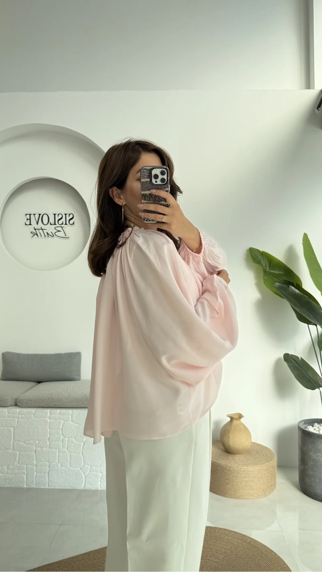 Crema Tül Bluz - Şeker Pembesi - 4959