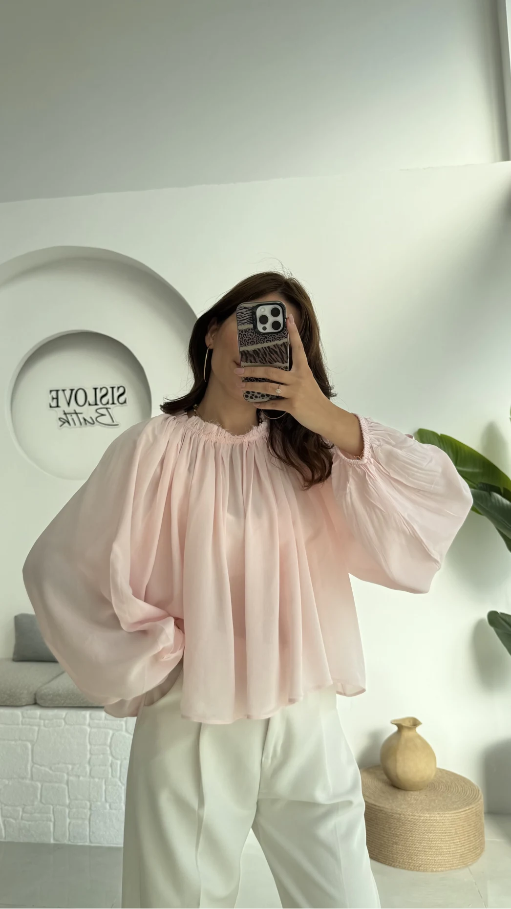 Crema Tül Bluz - Şeker Pembesi - 4959