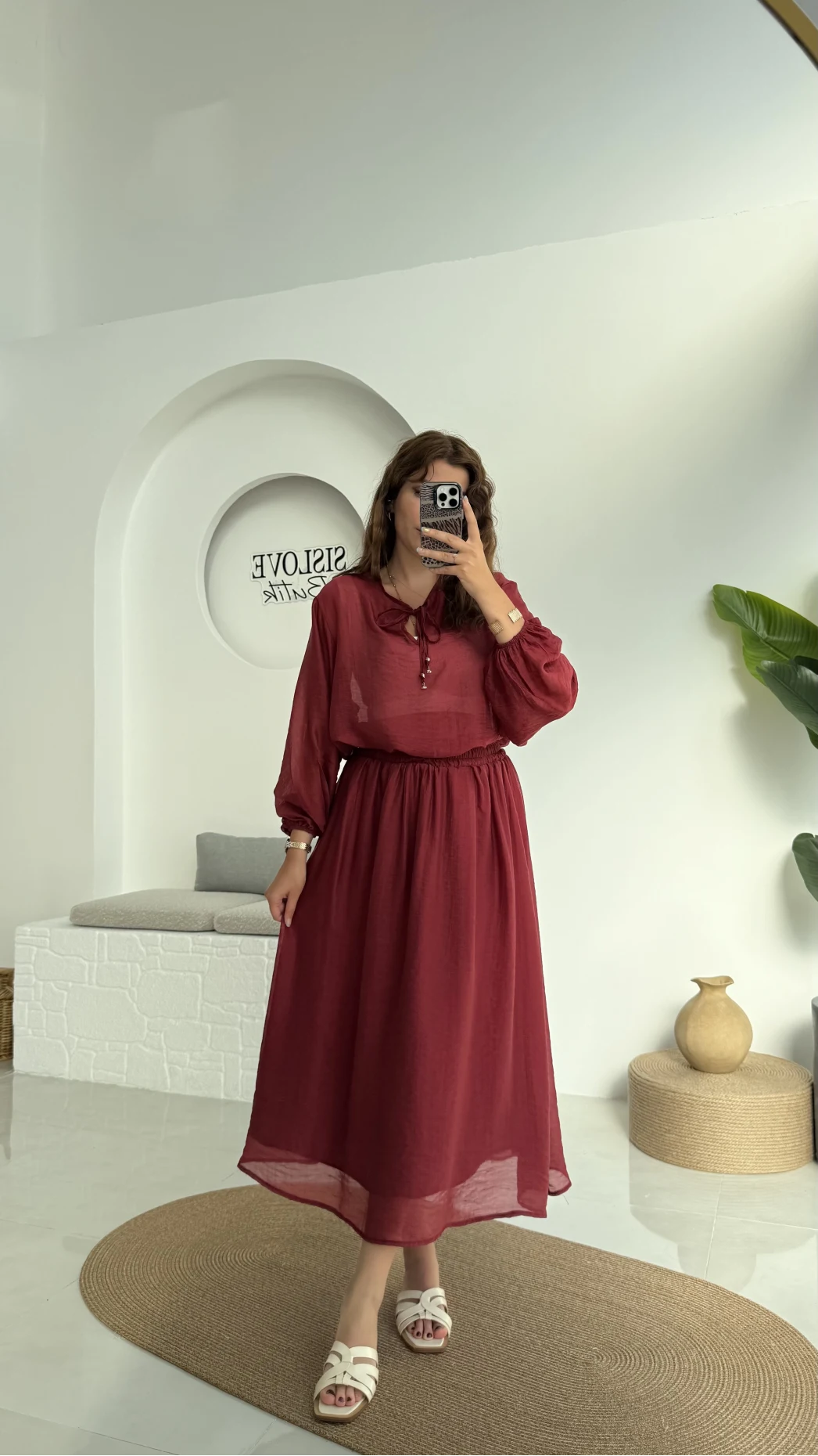 CRUSH Etek Takım Bordo