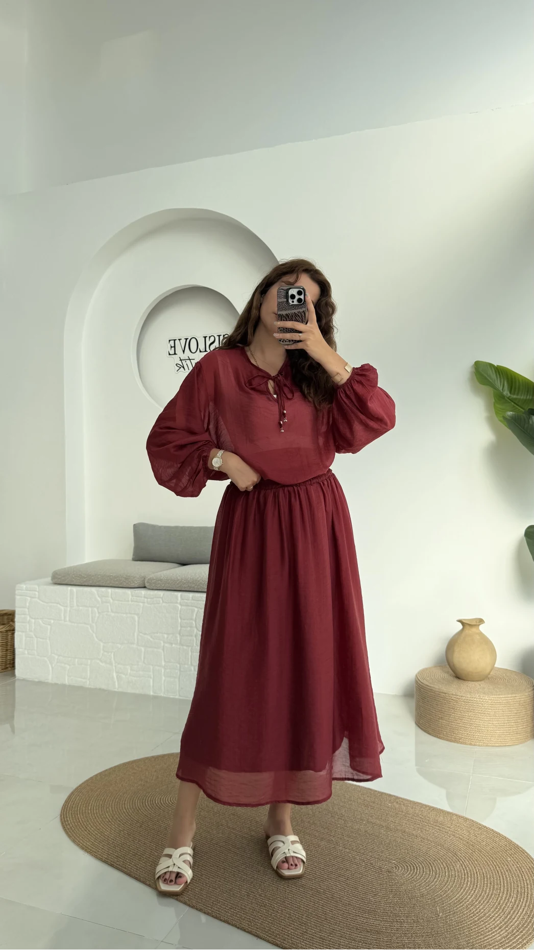 CRUSH Etek Takım Bordo