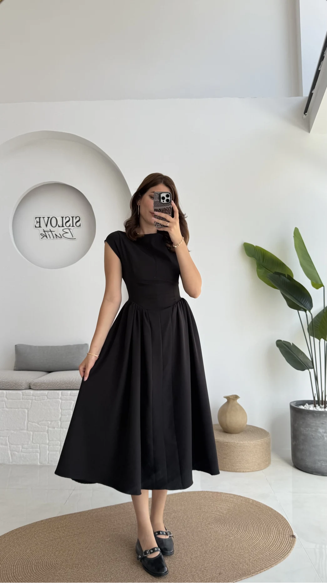 Daphne Elbise - Siyah - 2596