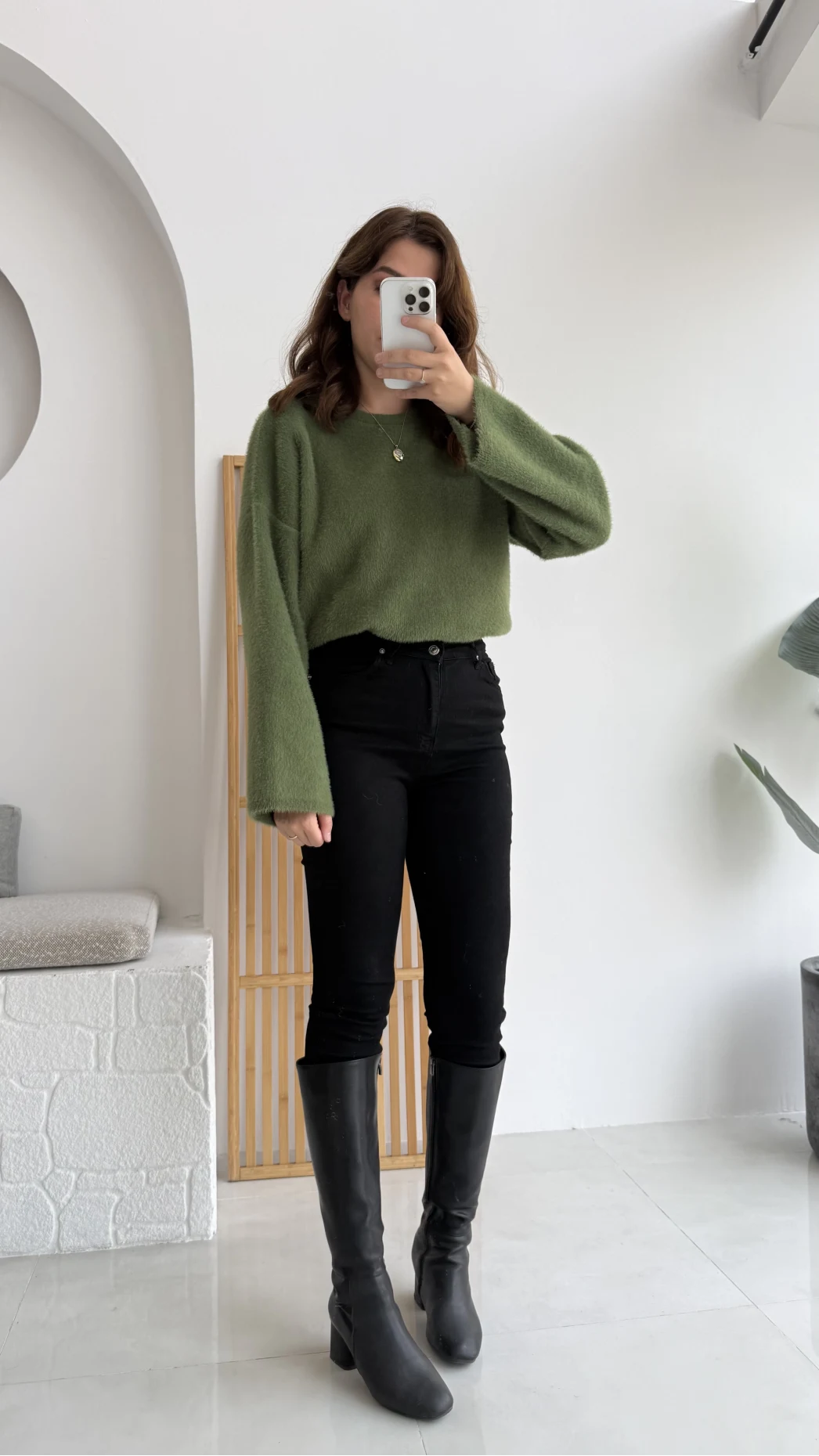 Dar Paça Siyah Skinny Jean Pantolon