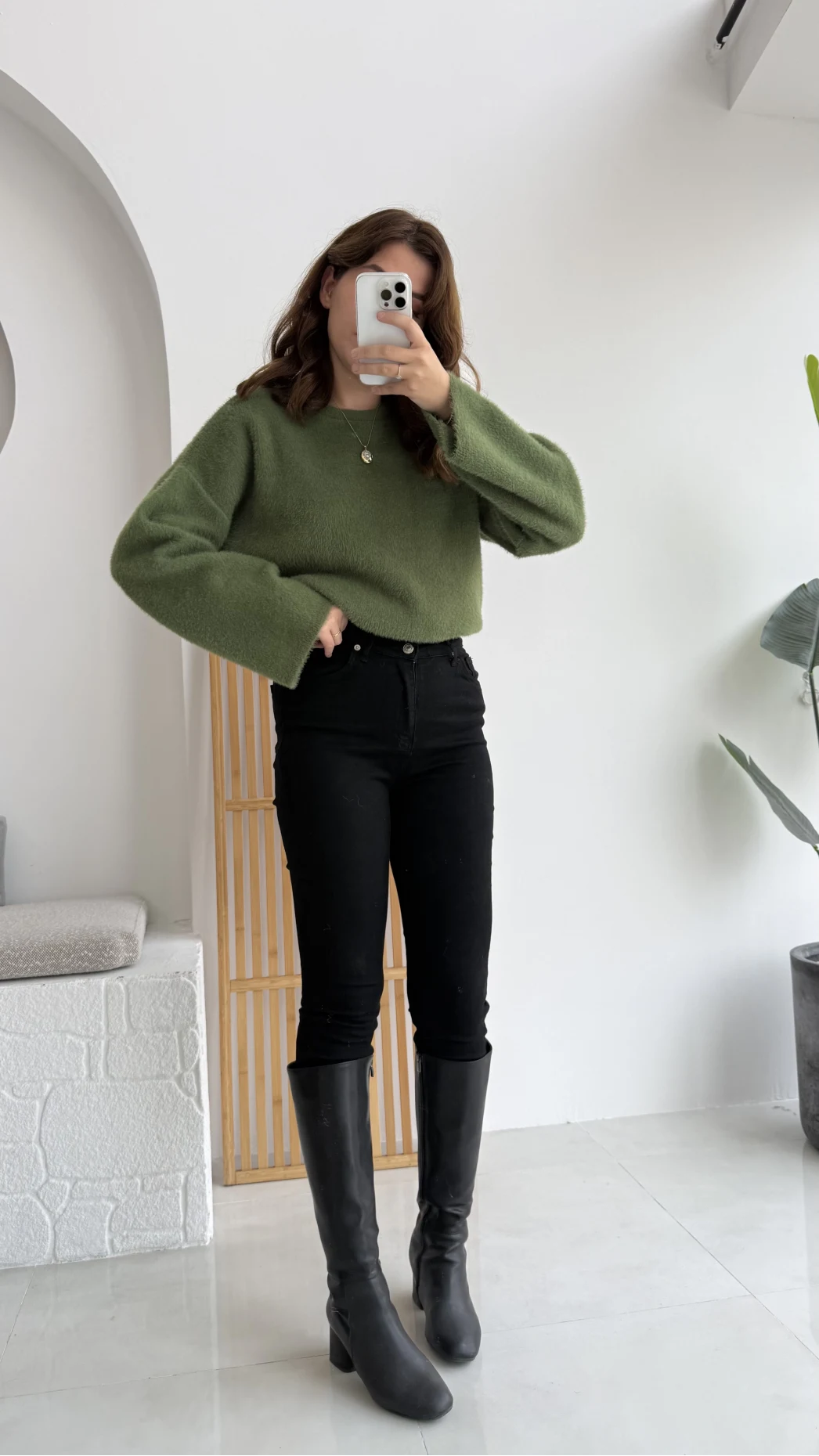 Dar Paça Siyah Skinny Jean Pantolon