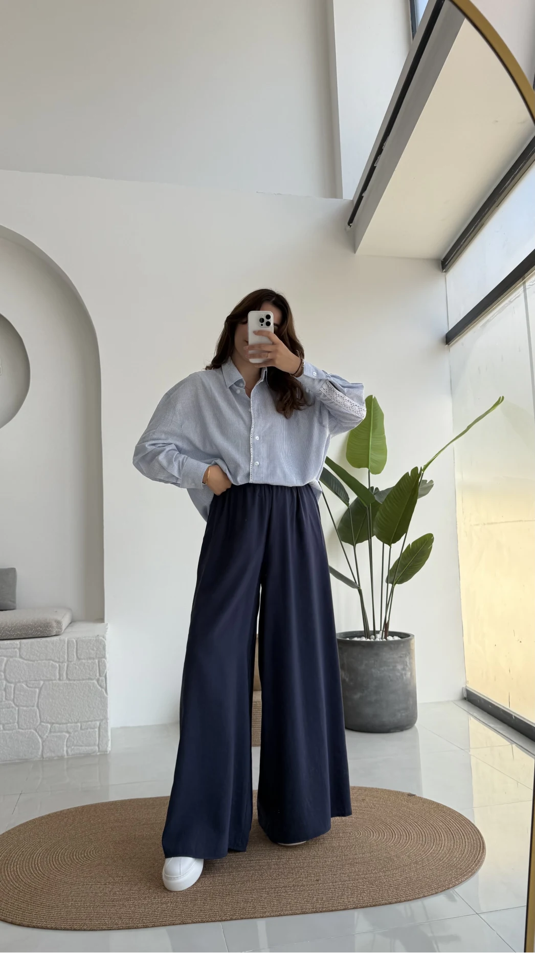 Darwin Lastikli Modal Pantolon - Lacivert - Kod: 50979