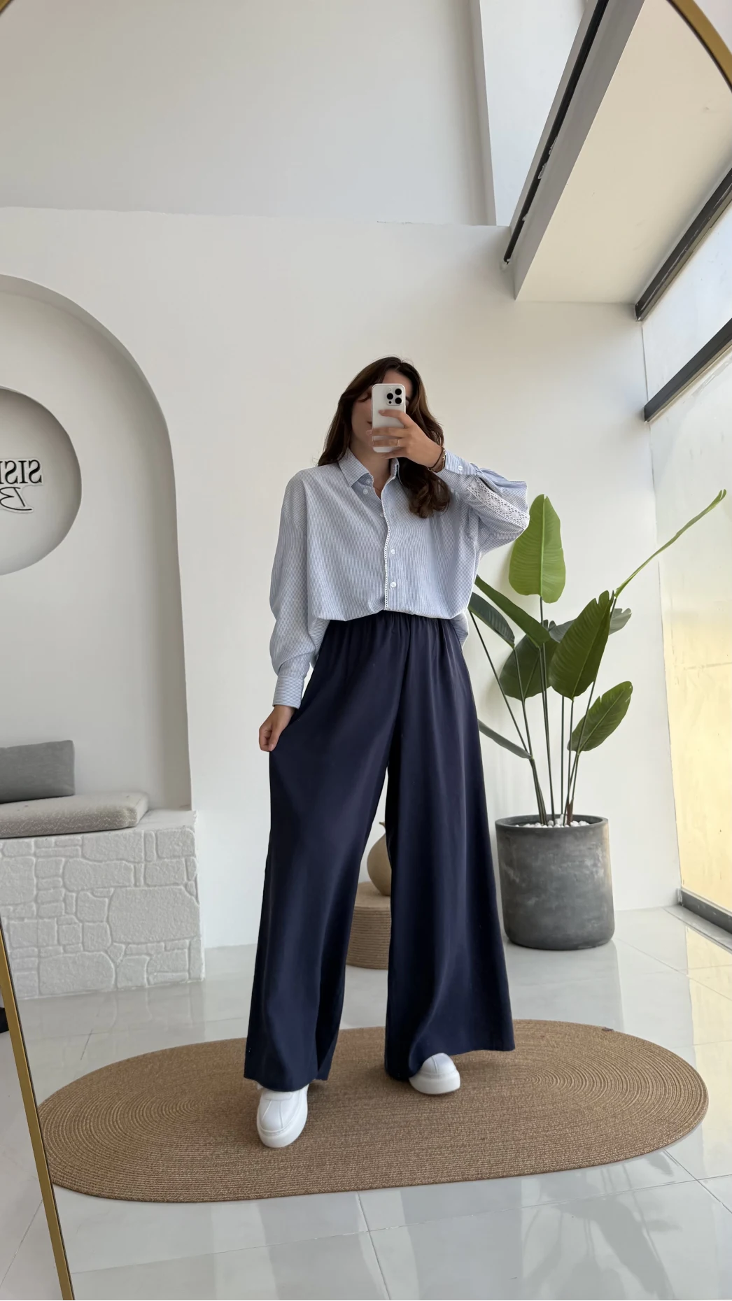 Darwin Lastikli Modal Pantolon - Lacivert - Kod: 50979