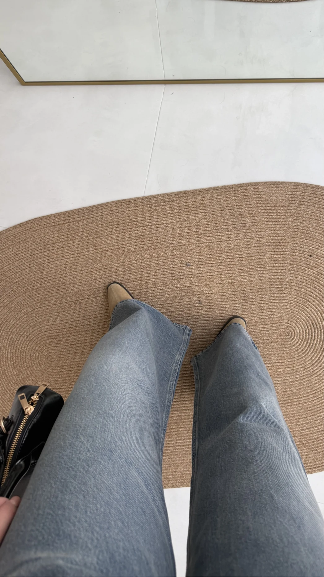 Dilvin Yüksel Bel Mavi Denim Jean Pantolon