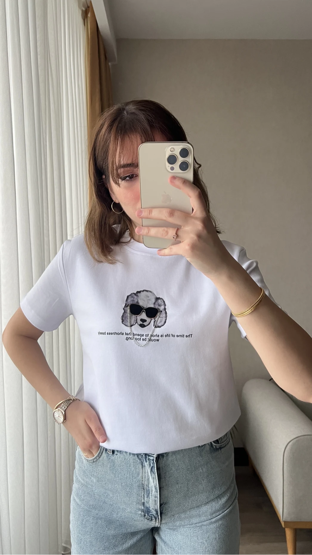 Dog Beyaz T-Shirt