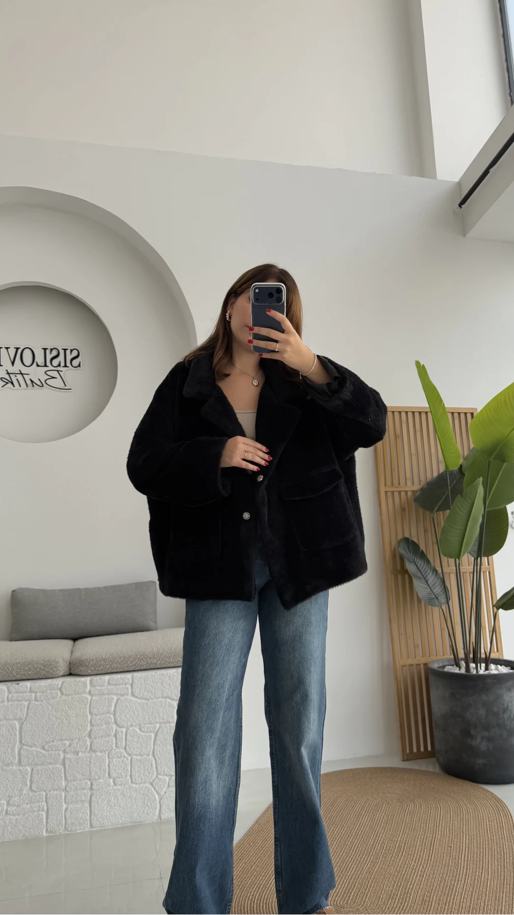 Dyla Yumoş Ceket - Siyah - Kod: 7008