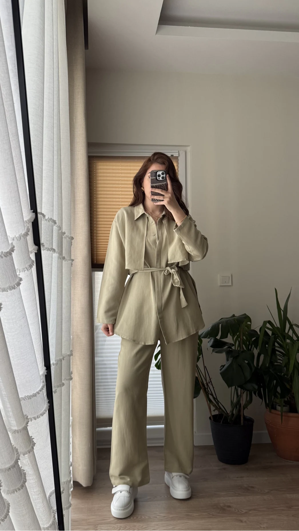 Ed Kuşaklı Pantolon Haki Takım - Kec - 51835