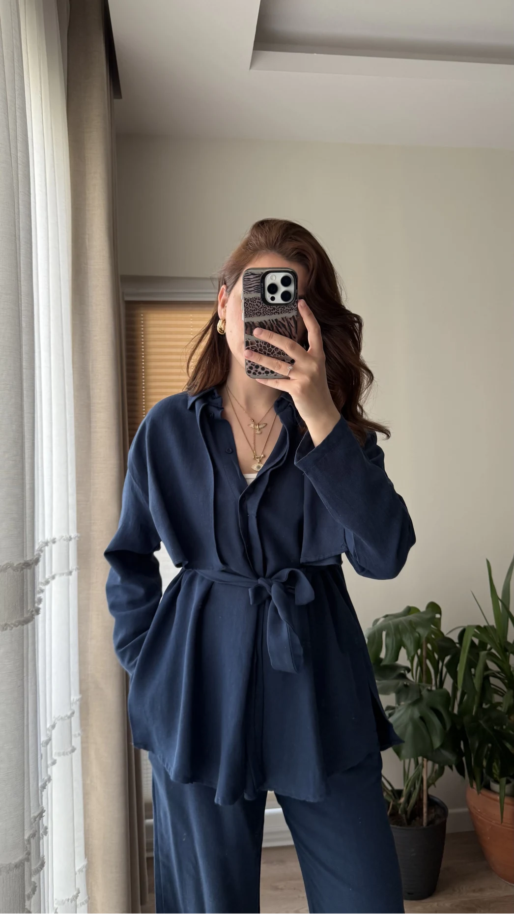 Ed Kuşaklı Pantolon Lacivert Takım - Kec - 51835