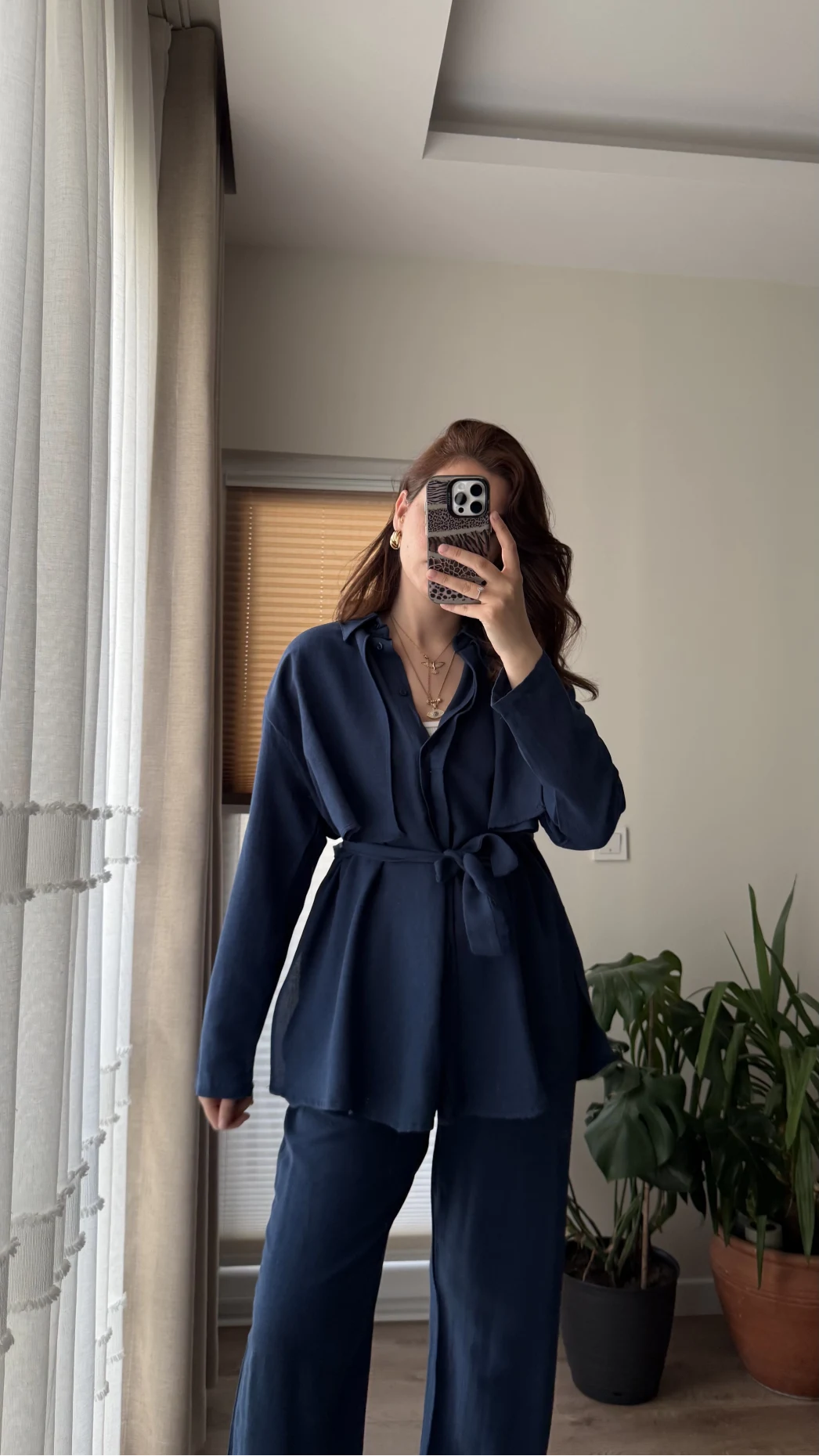 Ed Kuşaklı Pantolon Lacivert Takım - Kec - 51835