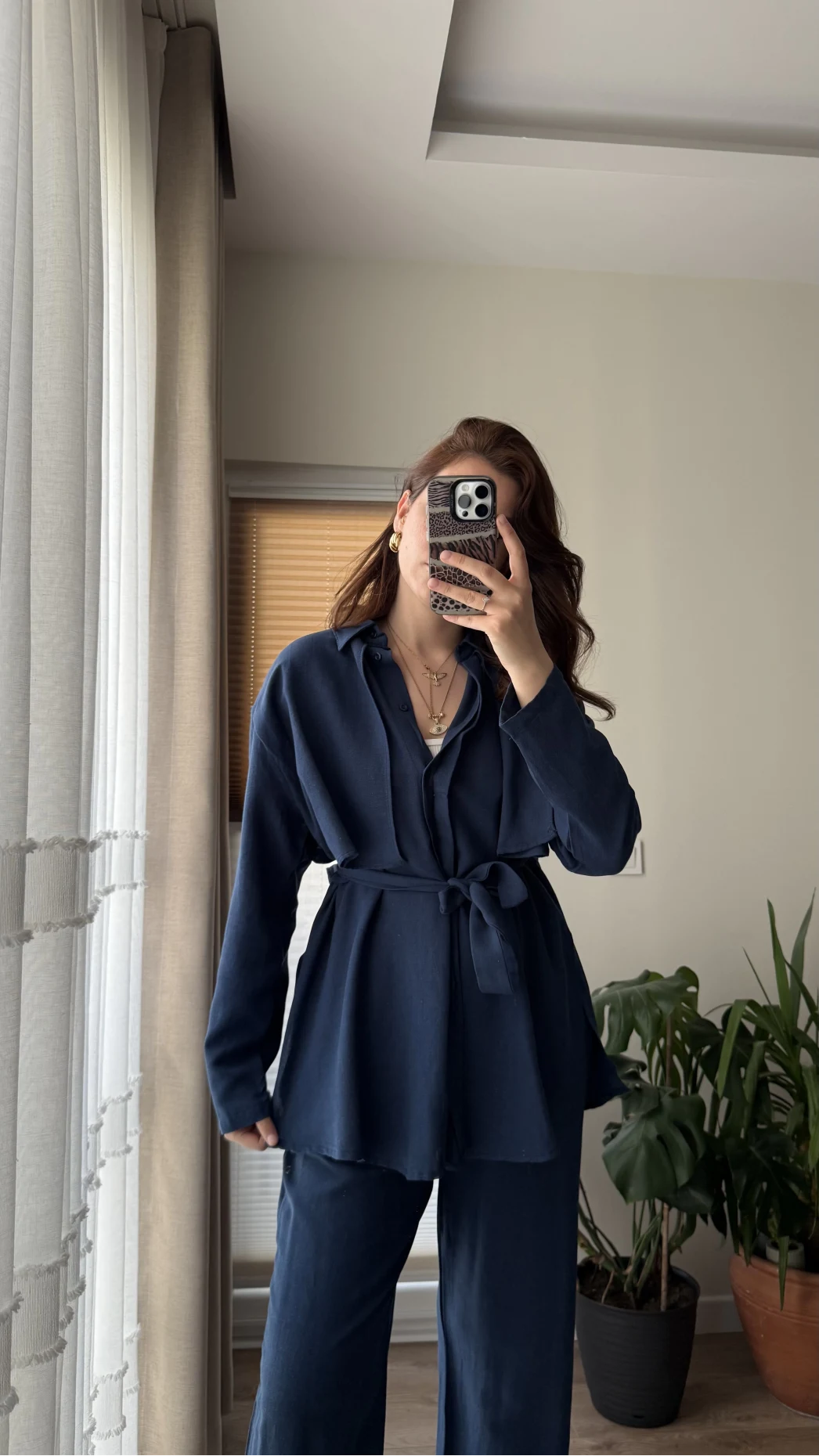 Ed Kuşaklı Pantolon Lacivert Takım - Kec - 51835