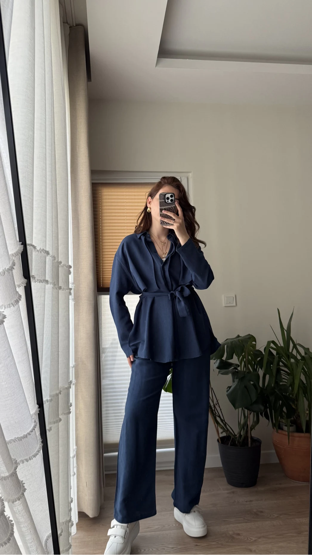 Ed Kuşaklı Pantolon Lacivert Takım - Kec - 51835