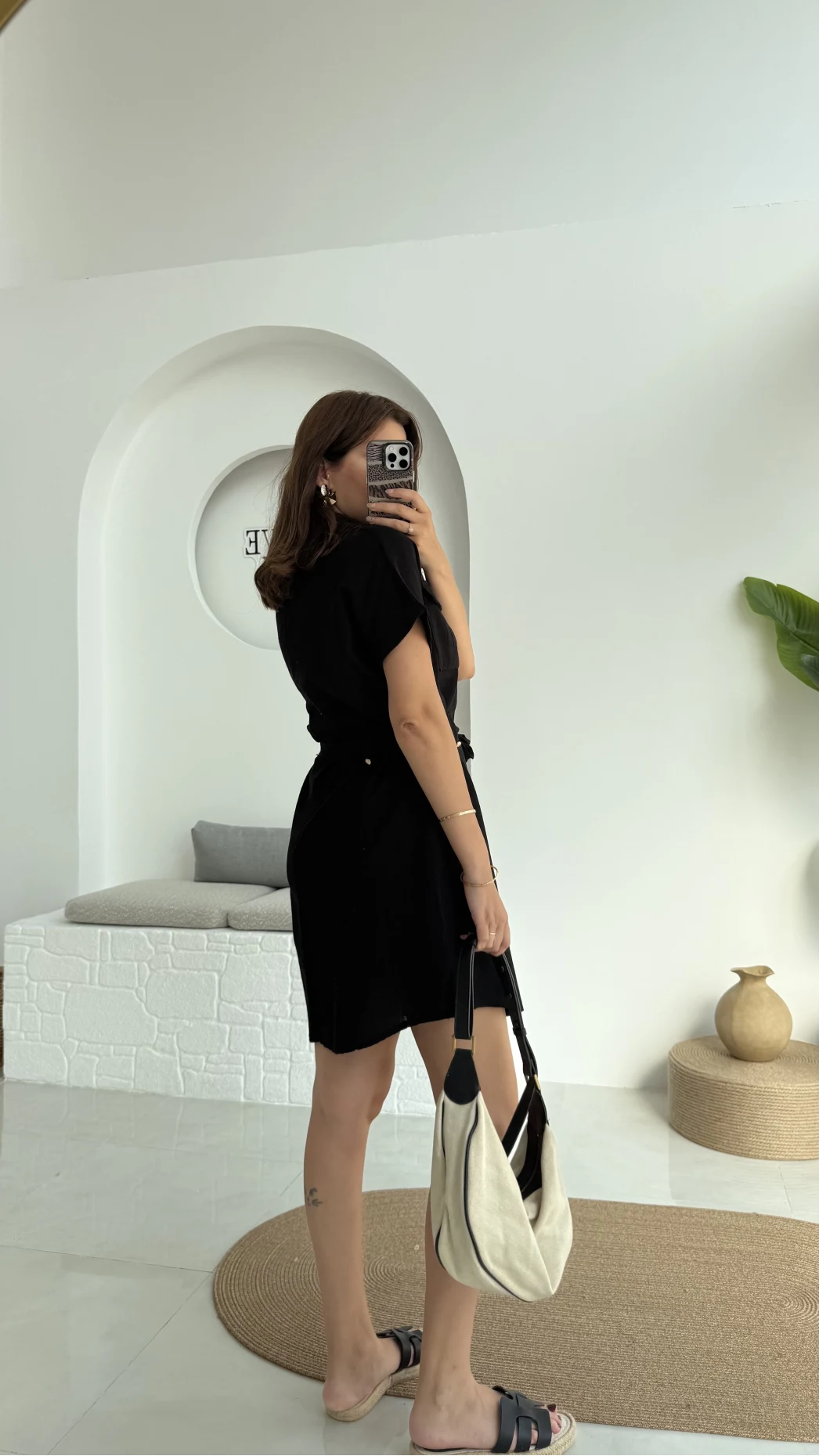 ELBİSE Flam Elbise - Siyah