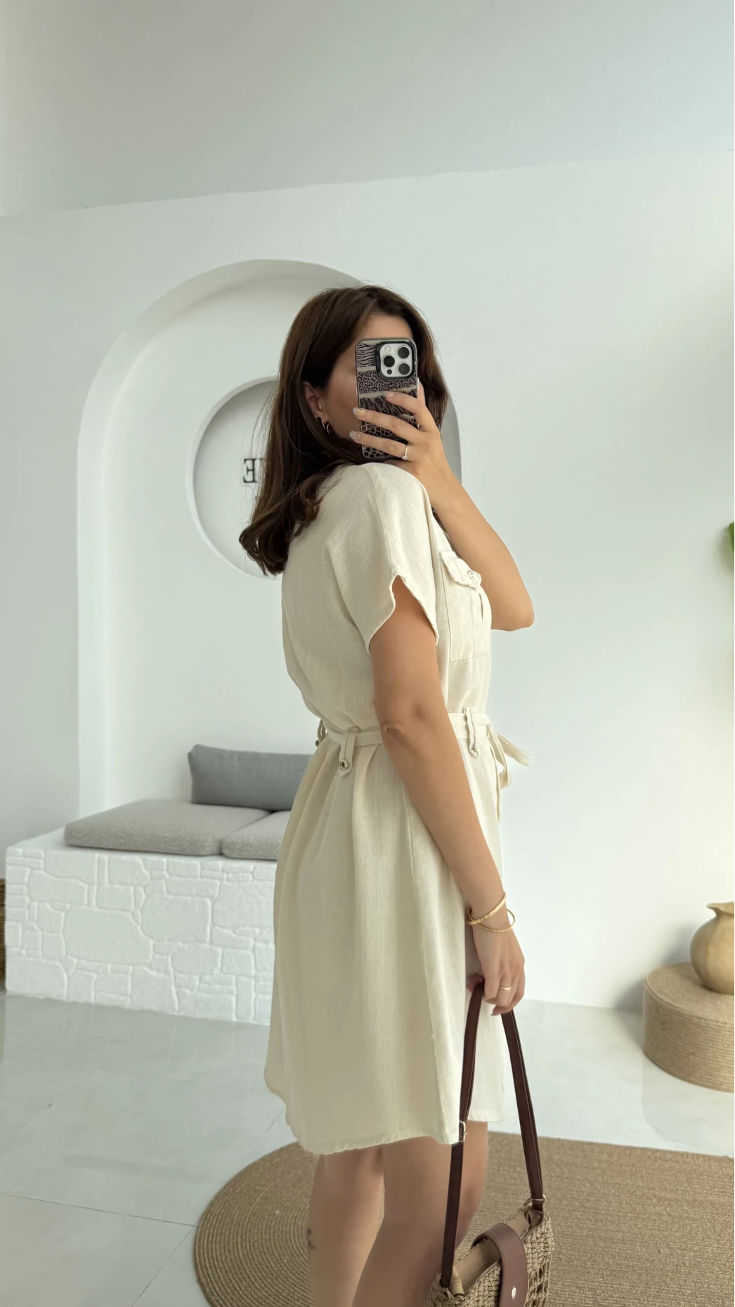 ELBİSE Flam Elbise - Taş