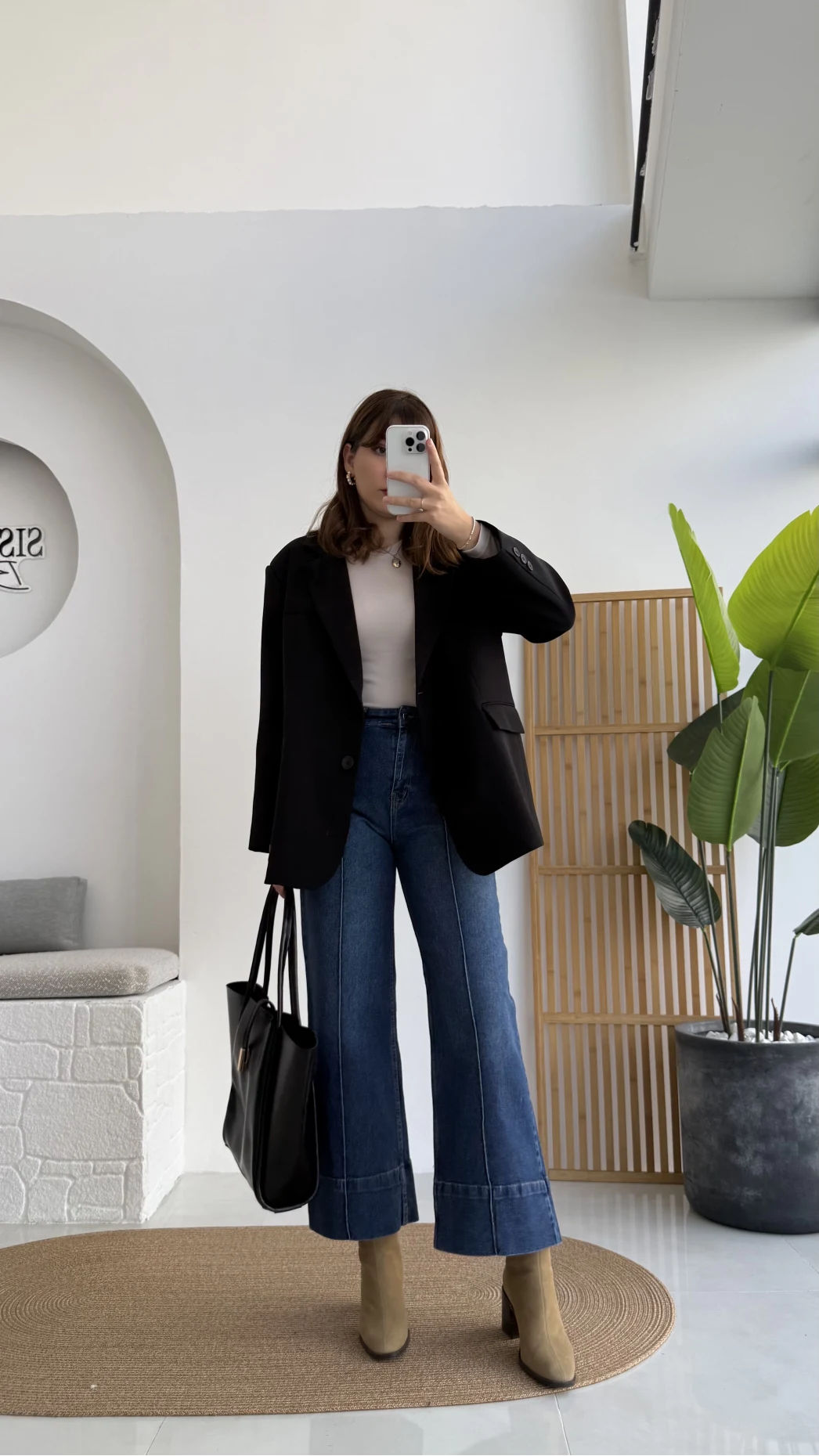 Faylinn Vatkalı Blazer Ceket - Siyah - Kod: 7437