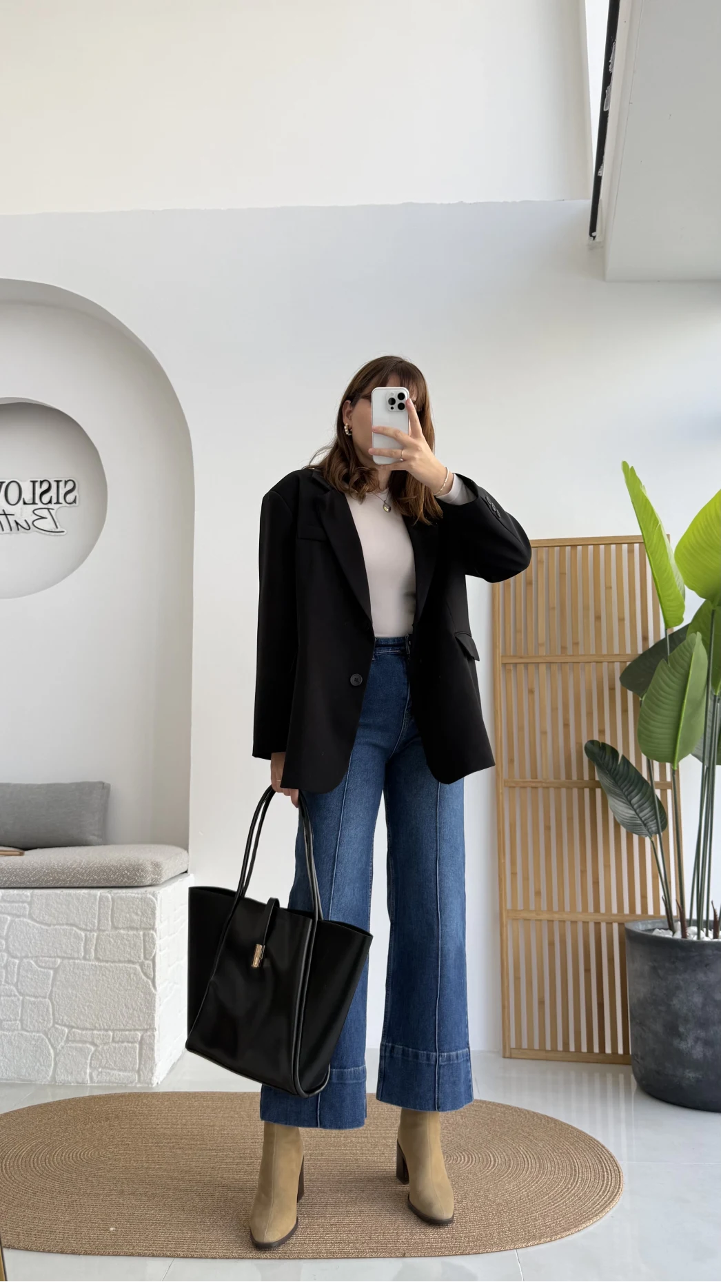 Faylinn Vatkalı Blazer Ceket - Siyah - Kod: 7437