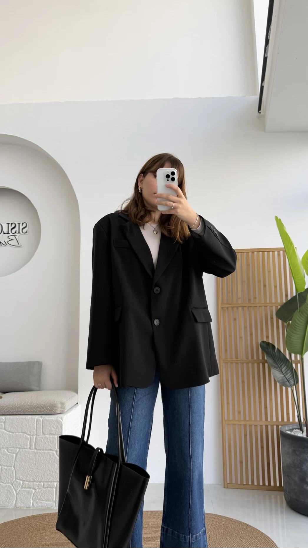 Faylinn Vatkalı Blazer Ceket - Siyah - Kod: 7437