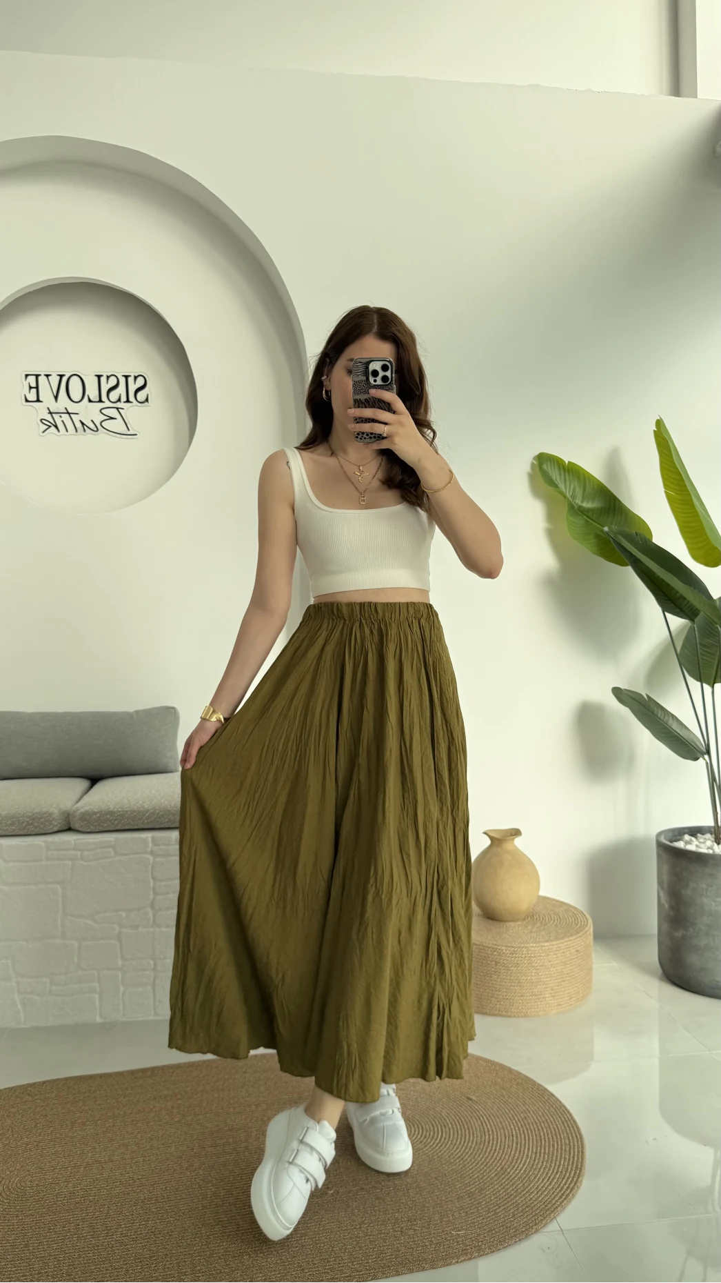 Firuze Etek Olive 3165