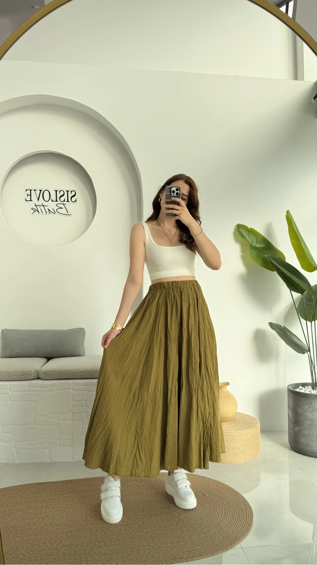 Firuze Etek Olive 3165