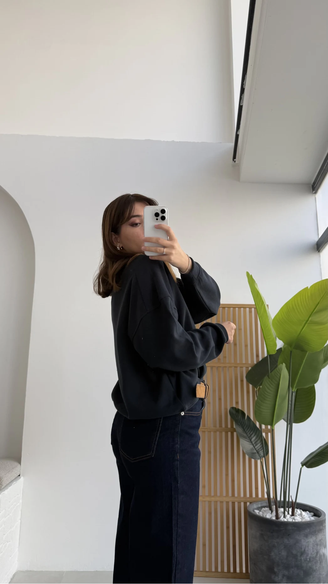 Fitilli Sweat - Lacivert - Kod: 1053
