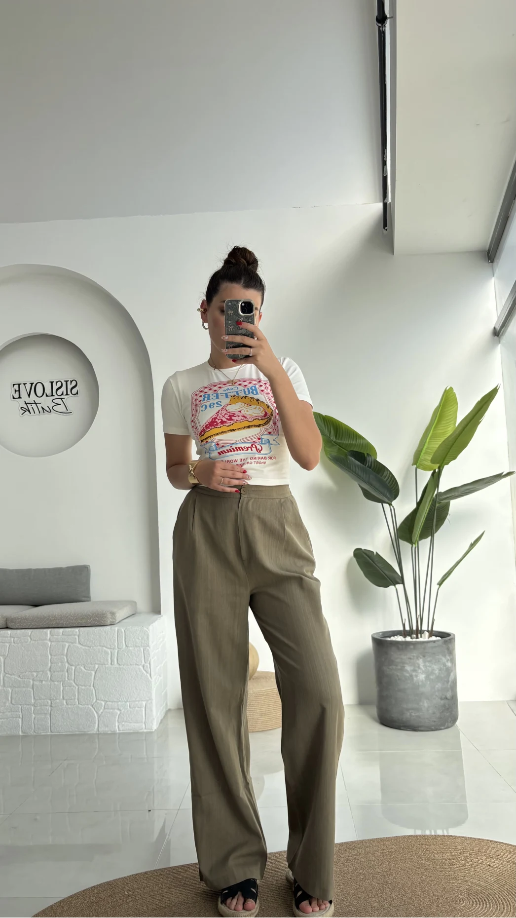 Floryn Cepli Pantolon - Haki - 3756