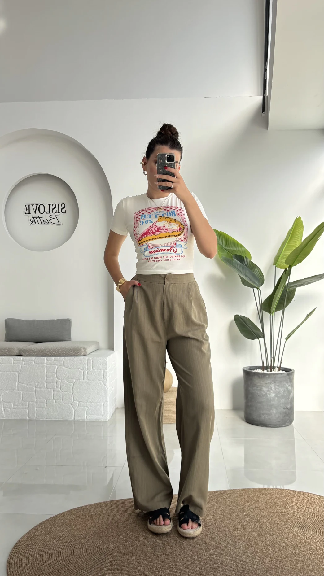 Floryn Cepli Pantolon - Haki - 3756