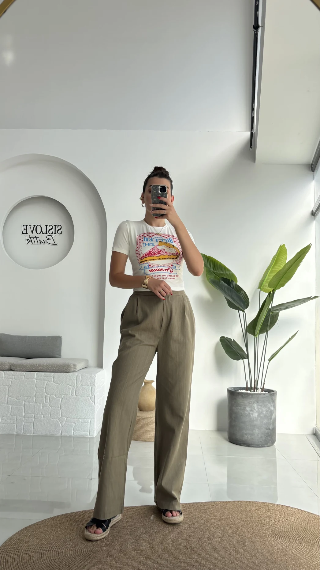 Floryn Cepli Pantolon - Haki - 3756