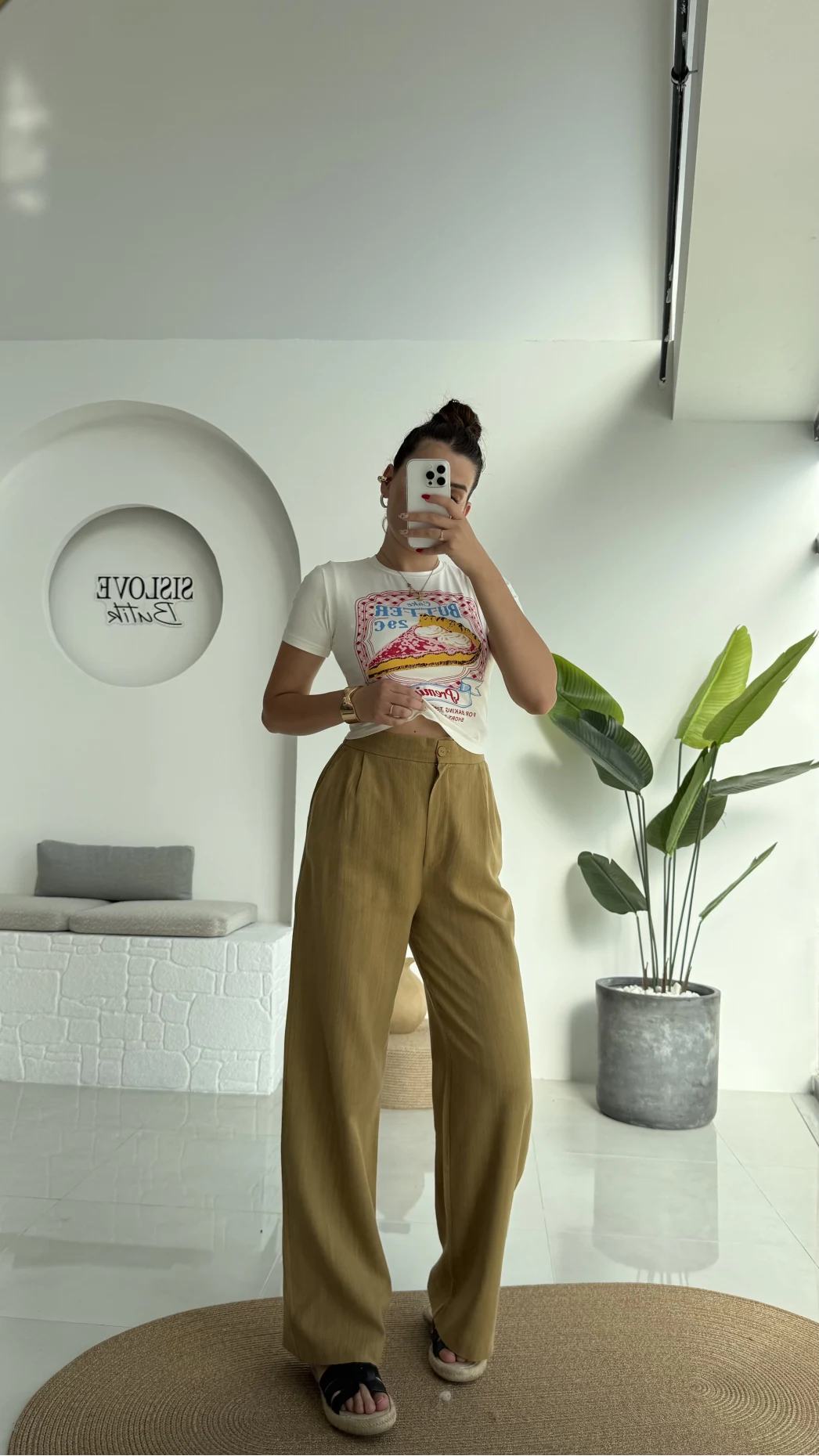 Floryn Cepli Pantolon - Hardal - 3756