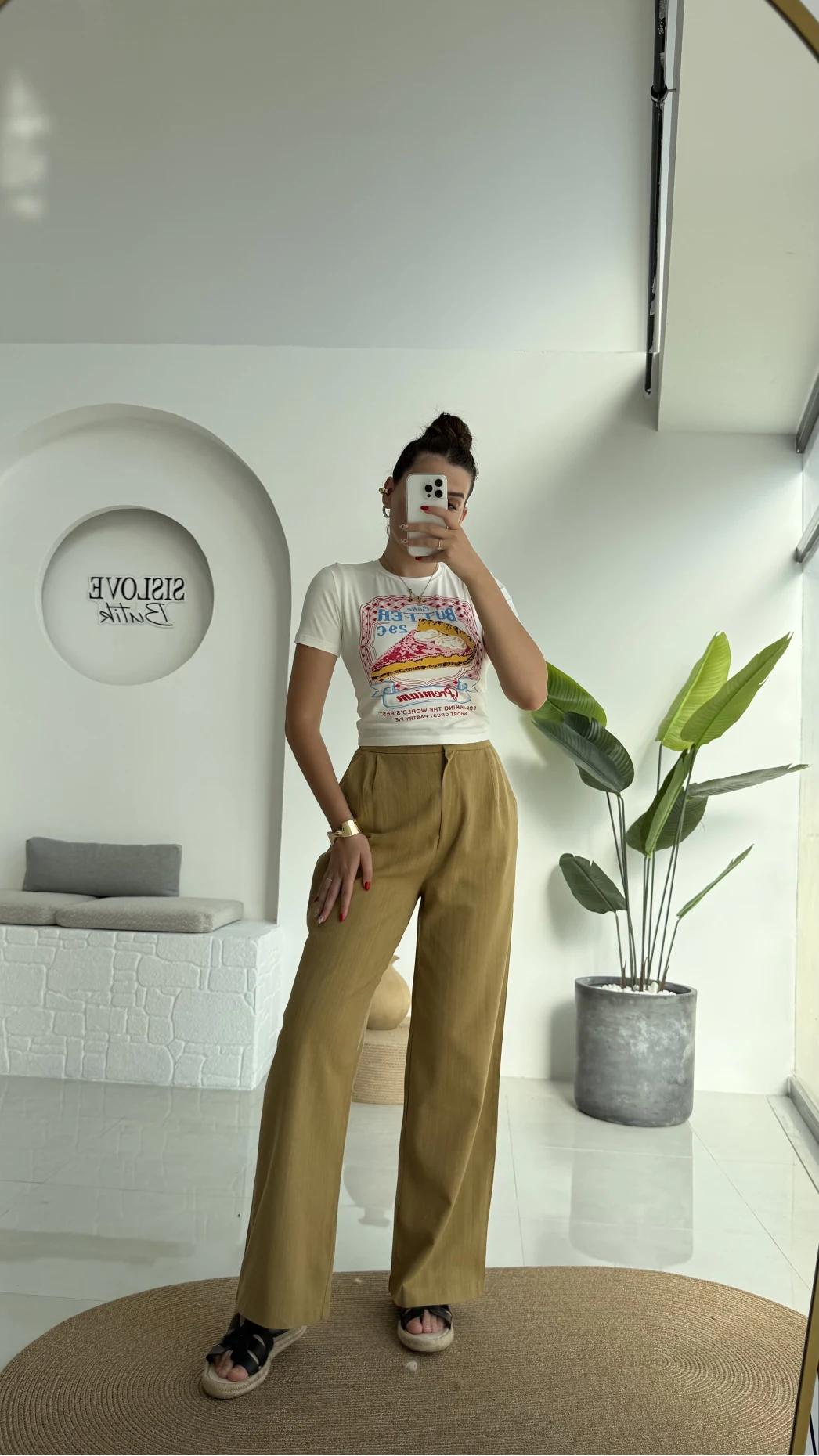 Floryn Cepli Pantolon - Hardal - 3756