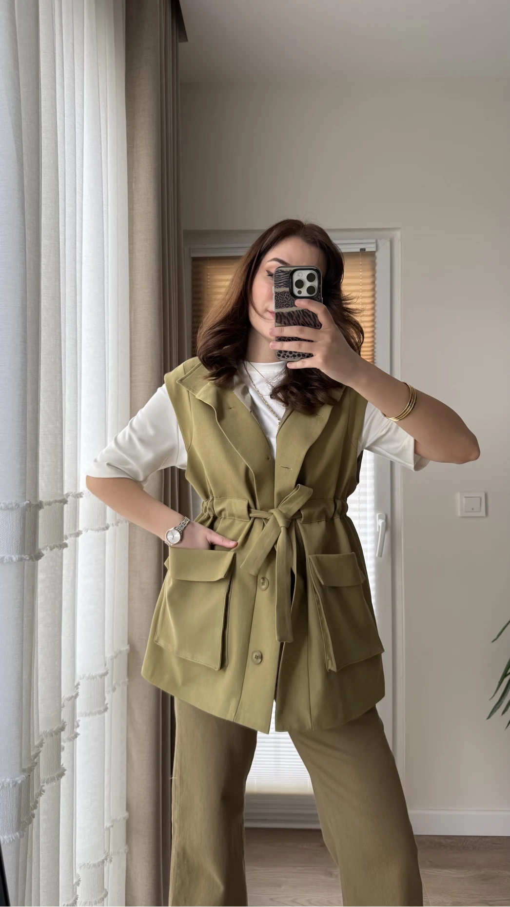 Gamardin Büyük Cepli Yelek - Haki