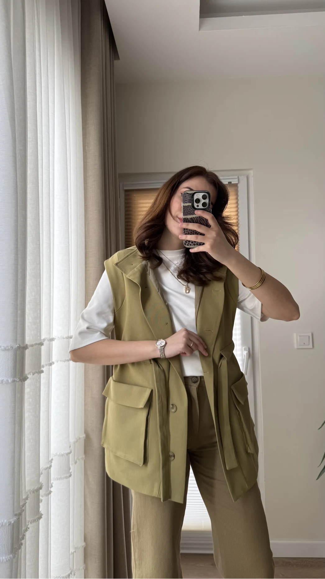 Gamardin Büyük Cepli Yelek - Haki