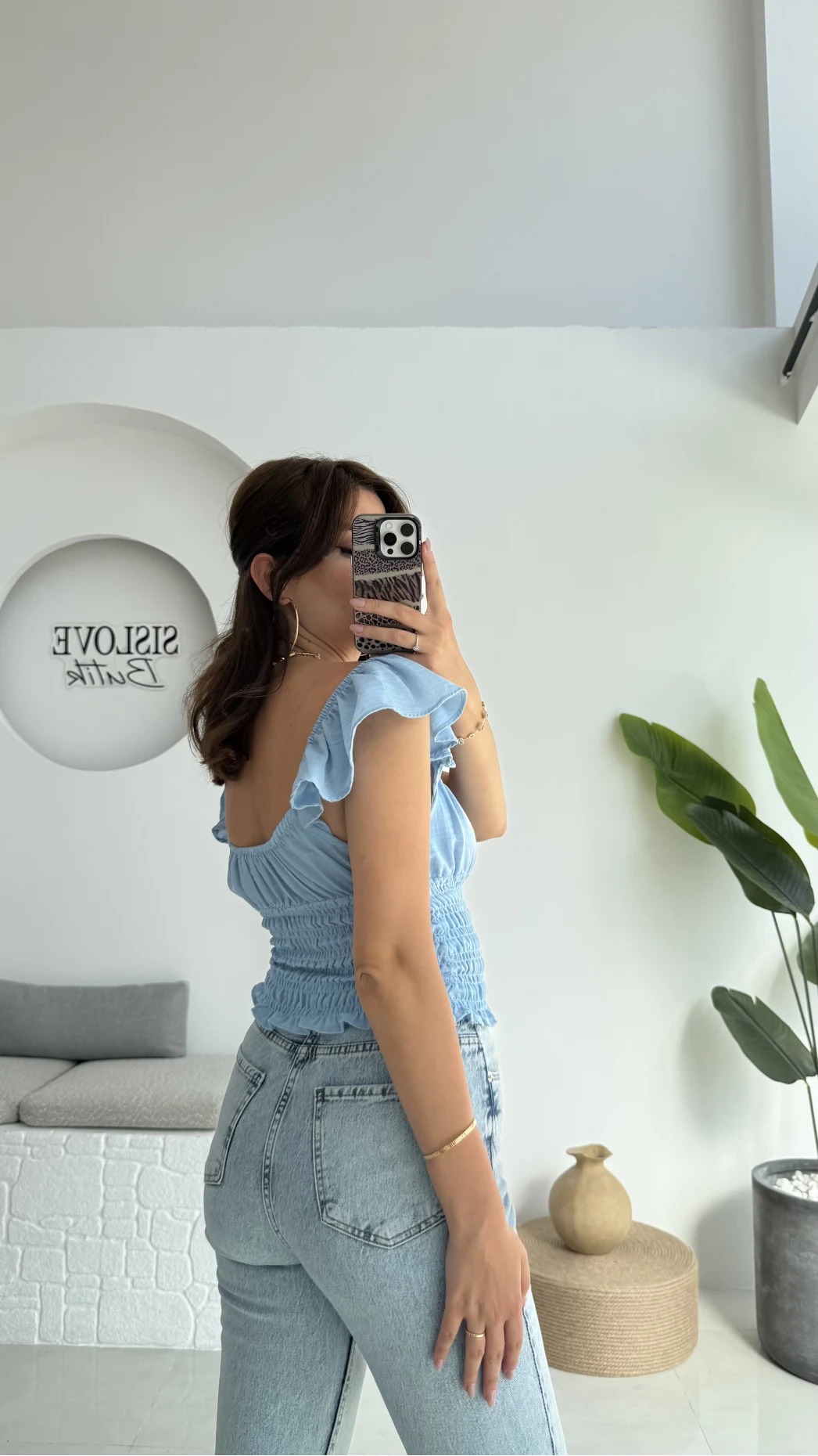 Gori Gipeli Bluz - Mavi - 106198