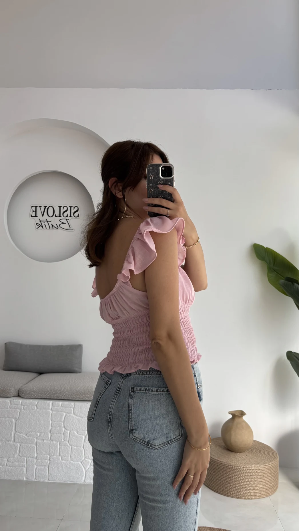 Gori Gipeli Bluz - Pembe - 106198