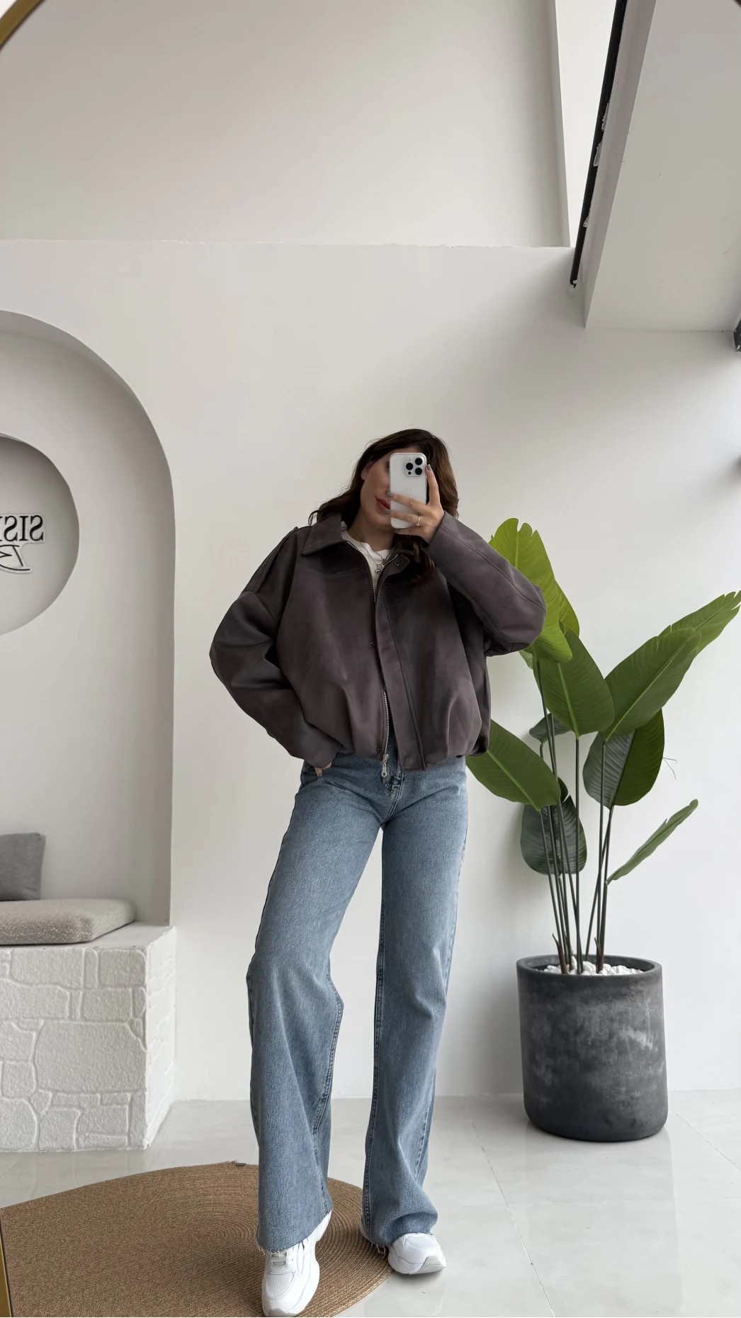 Gri Süet Ceket - Kod: 508230