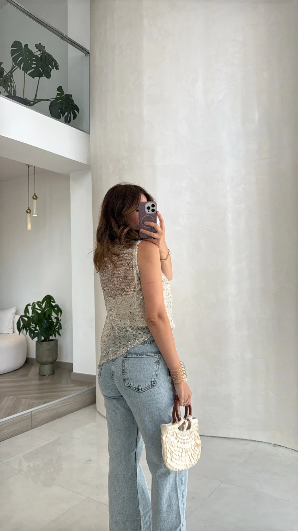İçi Askılı Body Pullu Bluz - Ekru - Kod: 1115