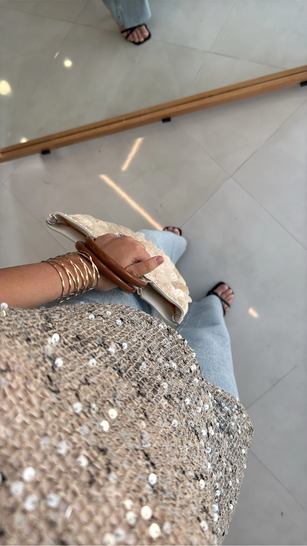 İçi Askılı Body Pullu Bluz - Taş - Kod: 1115
