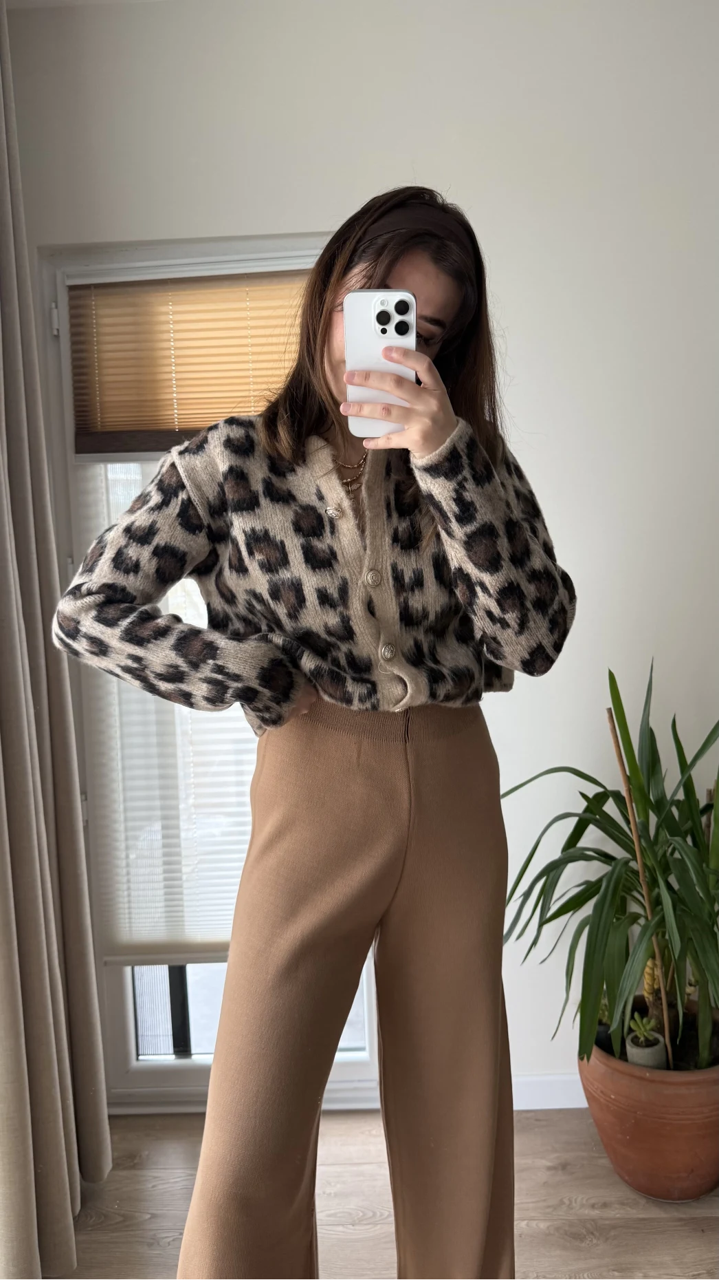 İSADORA Triko Likralı Pantolon Camel