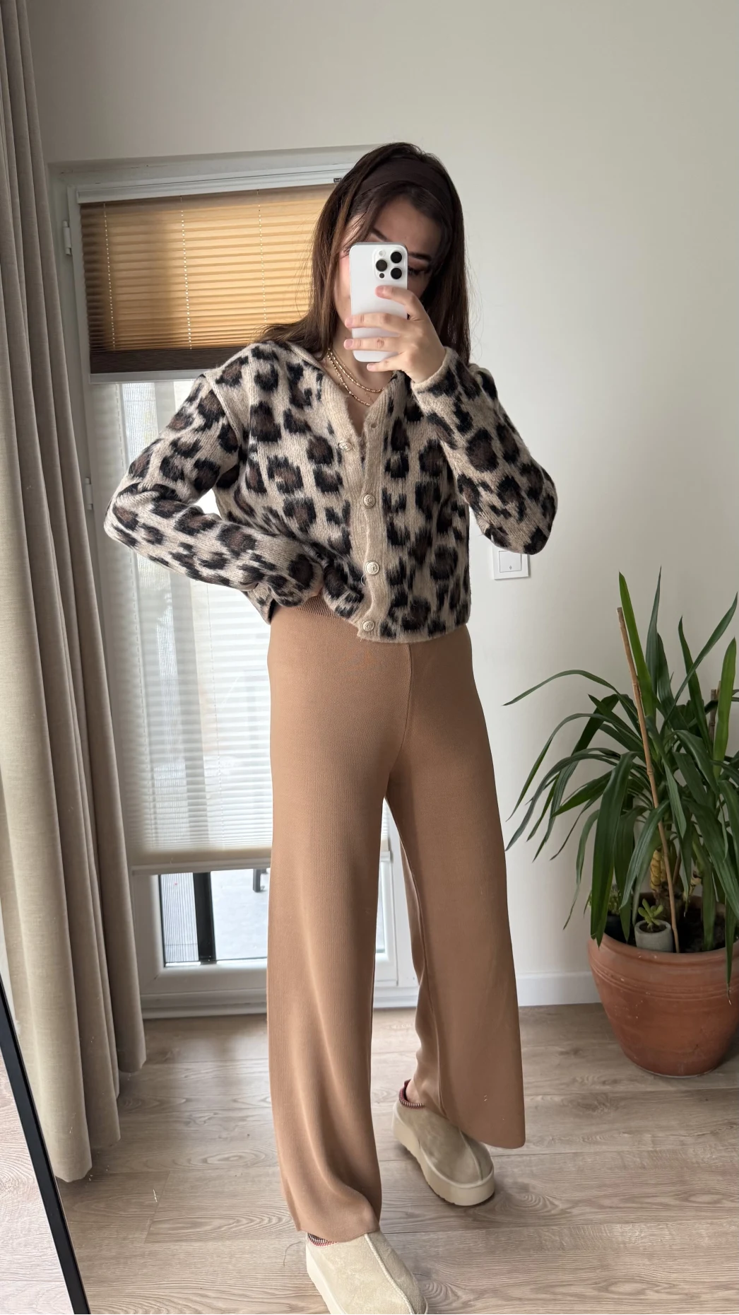 İSADORA Triko Likralı Pantolon Camel