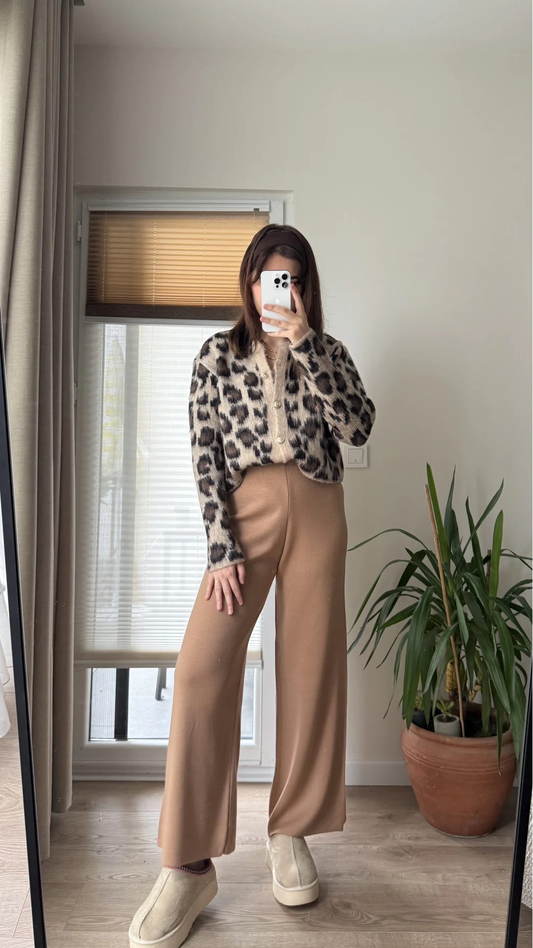 İSADORA Triko Likralı Pantolon Camel