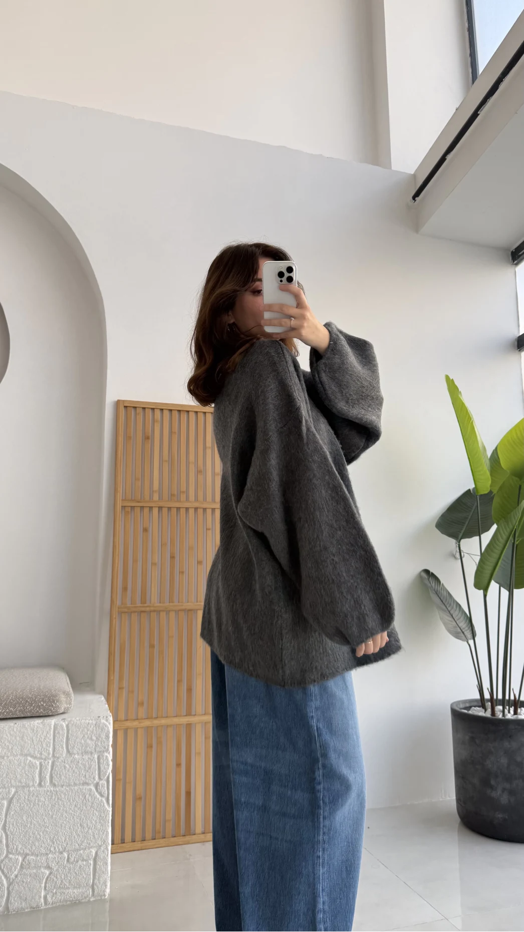 İsla Yün Hırka - Antrasit