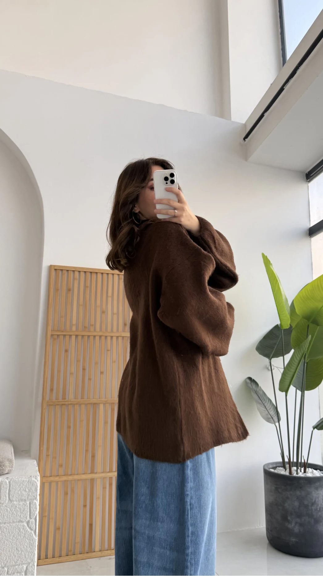 İsla Yün Hırka - Kahve