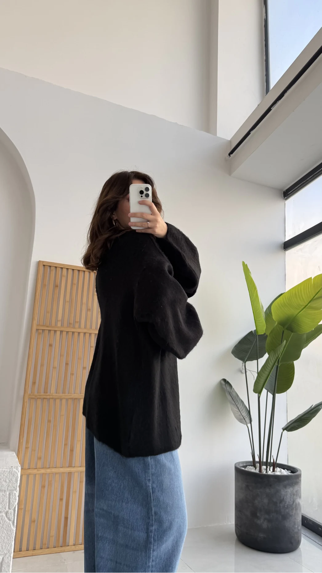 İsla Yün Hırka - Siyah